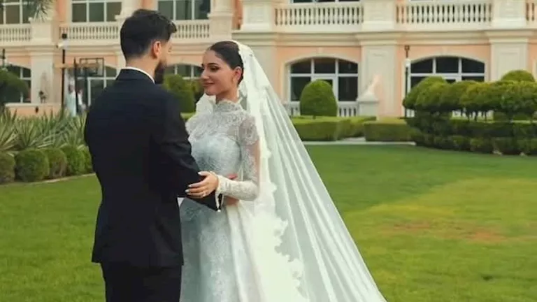 جمالها رهيب.. 7 صور لإطلالة شيرين بيوتي تخطف الأنظار في حفل زفافها