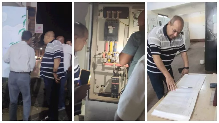 رئيس “القناة للكهرباء” يقود حملة مكبرة لضبط سارقي التيار والمتلاعبين ب