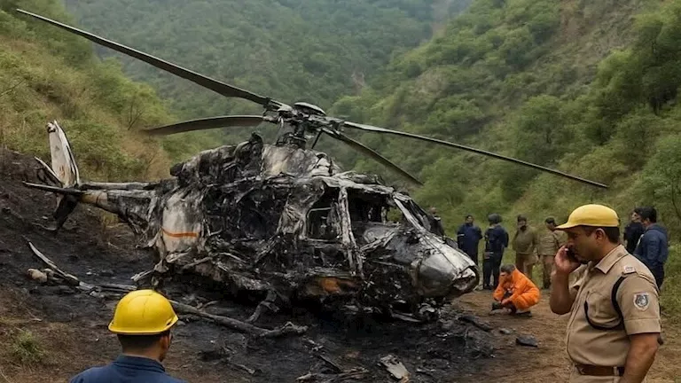 بينهم طيار وطفل.. مقتل 7 أشخاص إثر تحطم طائرة تقل حجاجا شمال الهند