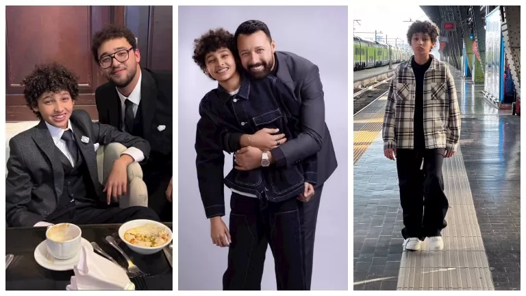 “رجلي الخارق”.. أحمد فهمي يحتفل بعيد ميلاد نجله حسن