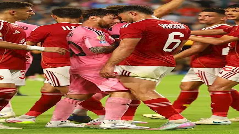 ياسر إبراهيم يعلق على مشادته مع ليونيل ميسي في كأس العالم للأندية