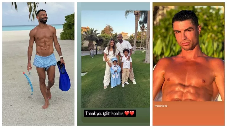 ستوري نجوم كرة القدم.. احتفال صلاح.. مواساة إمام.. أبناء شيكابالا