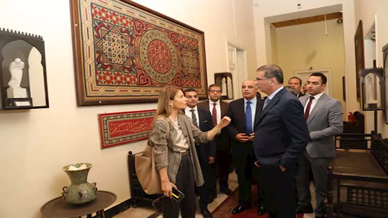14 صورة ترصد تفاصيل جولة وزير الزراعة ومدير اليونسكو بالمتحف الزراعي