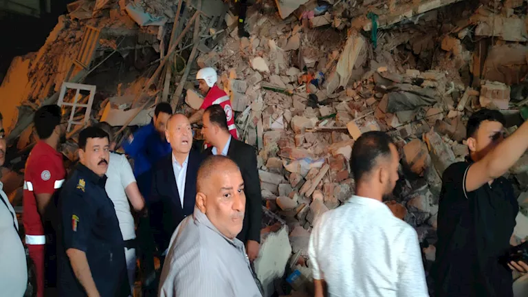 وفاة شخصين وإصابة 4 في انهيار عقار السيدة زينب- بيان رسمي
