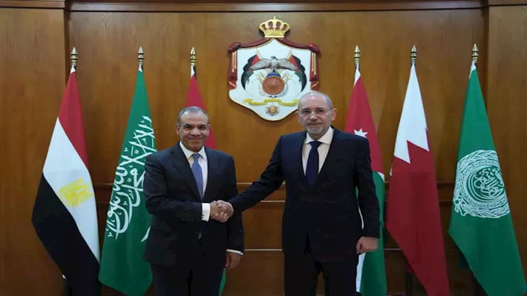 وزير الخارجية يستعرض جهود مصر لوقف إطلاق النار بغزة