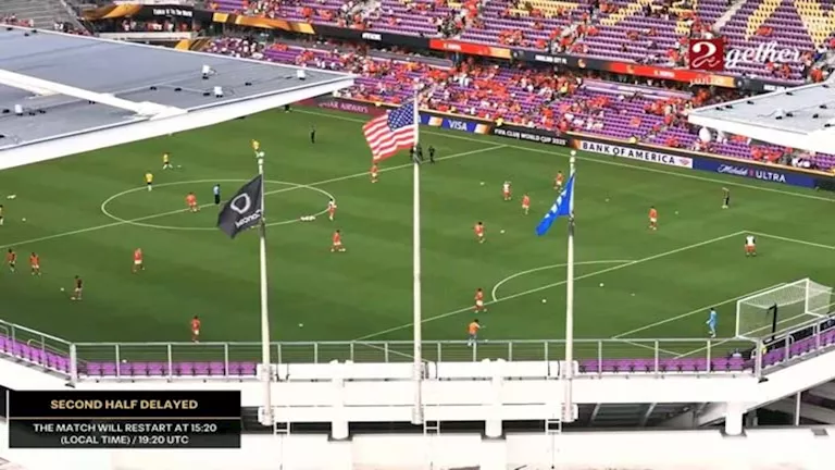 “توقف ساعتين”.. قرار جديد بشأن مباراة بنفيكا وأوكلاند سيتي في كأس العا