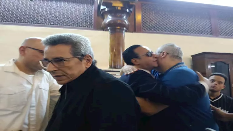 بحضور محمود سعد وخالد سرحان.. تشييع جثمان والد تامر عبدالمنعم