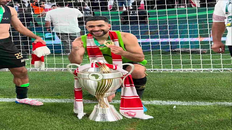 لاعبو الزمالك يودعون حمزة المثلوثي