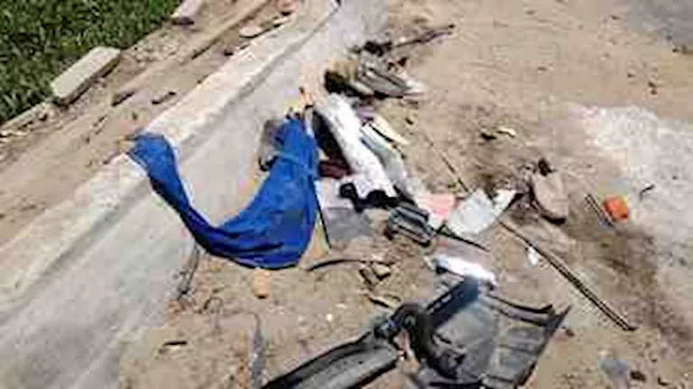 مشاهد موجعة من موقع حادث بنات العنب في المنوفية