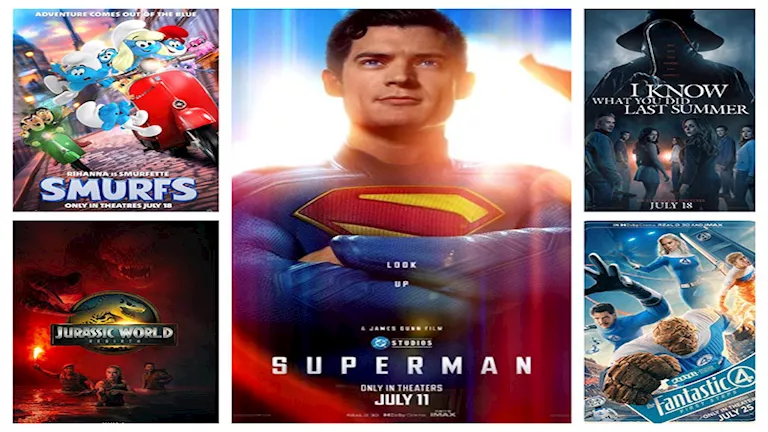 سوبرمان و فانتاستيك فور وعالم الديناصورات.. أفلام شهر يوليو