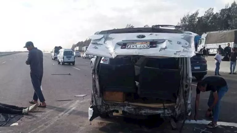 جميعهم من سوهاج.. ننشر أسماء ضحايا انقلاب سيارة على صحراوي المنيا