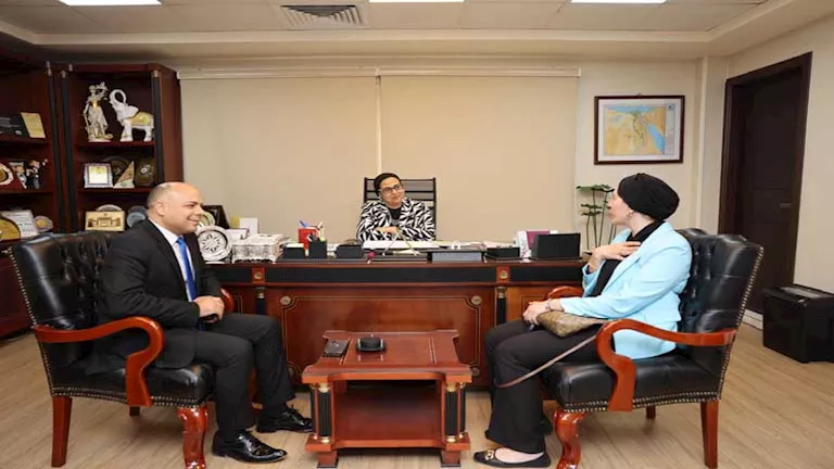 المستشارة أمل عمار تستقبل الرئيس التنفيذي لشركة أرتوداي لبحث سبل التعا