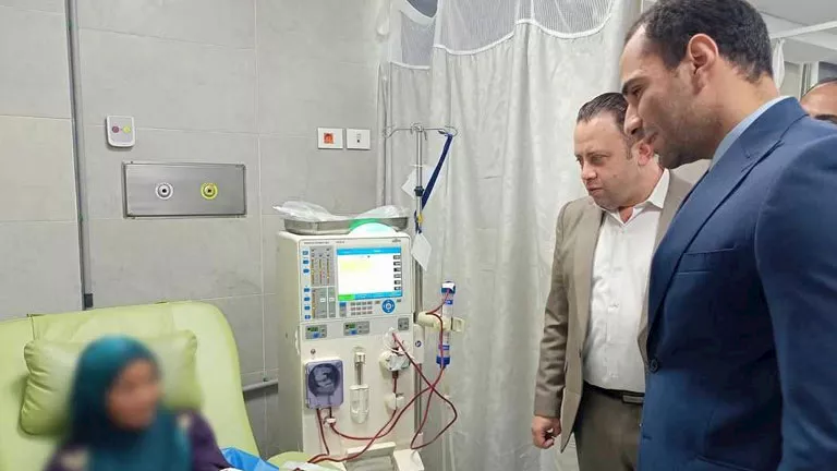 مستشفى فايد بالإسماعيلية يقدم 100 جلسة غسيل كلوي خلال عيد الأضحى