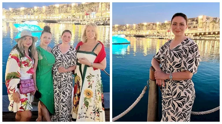 إلهام شاهين تحتفل بعيد الأضحى في الساحل الشمالي (صور)