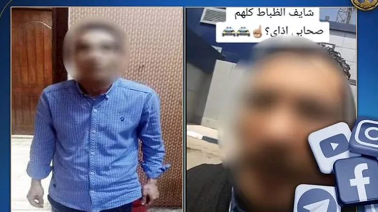 “بيتمنظر على صاحب البيت”.. حقيقة تباهي شخص في فيديو داخل قسم شرطة بالق