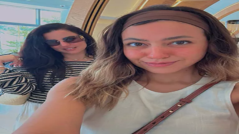 مرتدية شورت..هند عبدالحليم تنشر صورا برفقة درة في عيد الأضحى
