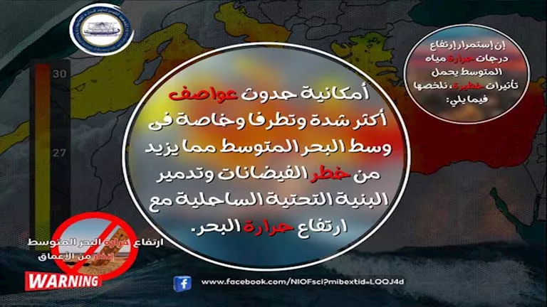 إنذار قادم من الأعماق.. “البحار والمصايد” يحذر من ارتفاع حر