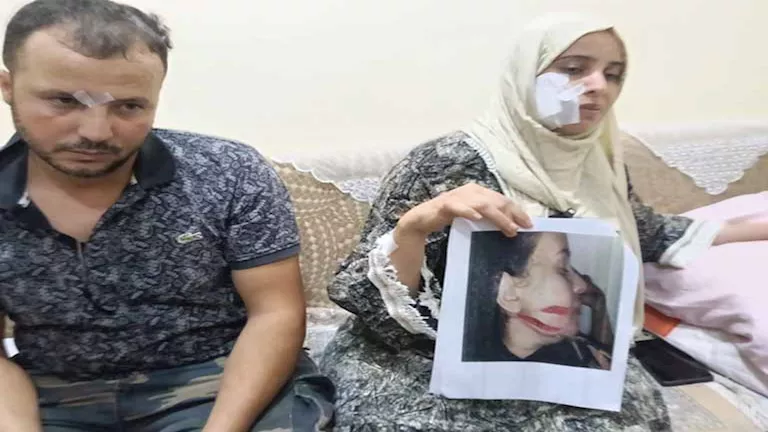 مشاجرة أطفال تتحول لدماء.. جار يعتدي على سيدة وزوجها بسلاح أ