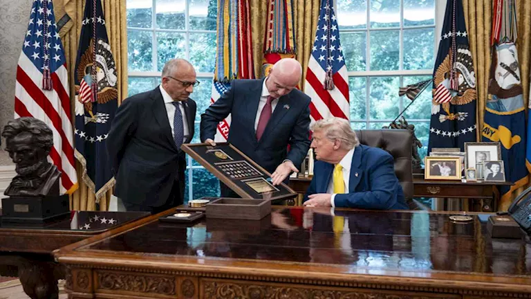 ترامب بمدرجات نهائي المونديال في ذكرى نجاته من الاغتيال