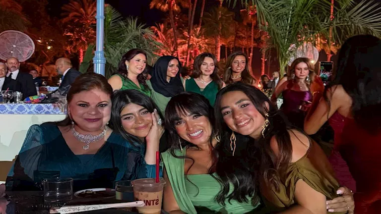 15 صورة جديدة من حفل زفاف حفيد الزعيم عادل إمام