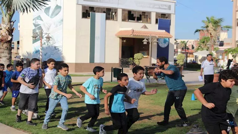 بالصور- يوم رياضي للأطفال ضمن فعاليات “تحدي اللياقة” بالبحيرة