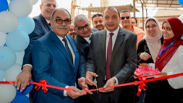 افتتاح مركز تطعيمات للمصل واللقاح في جامعة بني سويف