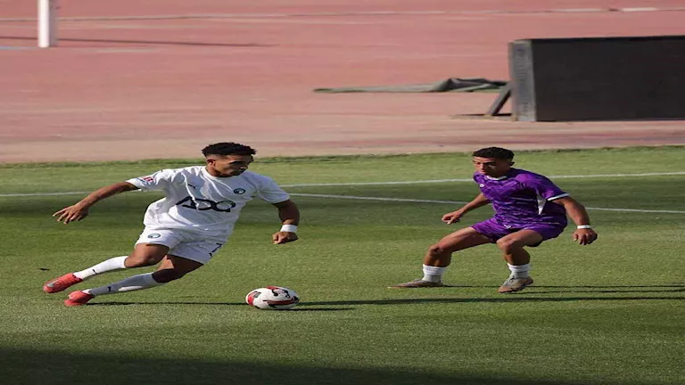 6 صور من فوز بيراميدز بخماسية على الرجاء مطروح