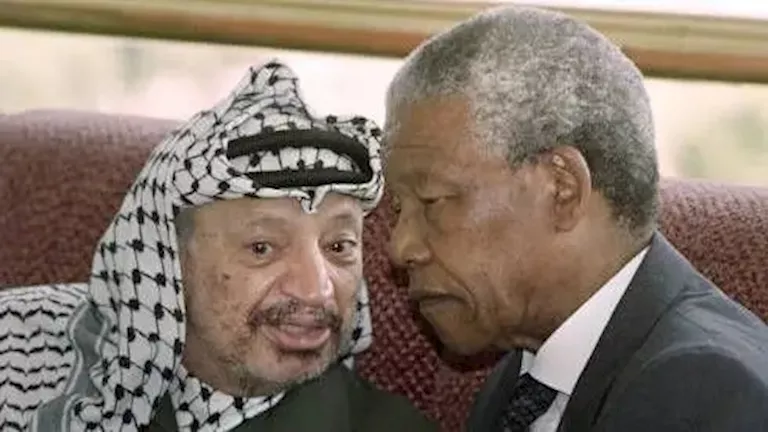 يوم عالمي لنيلسون مانديلا الذي دافع عن فلسطين