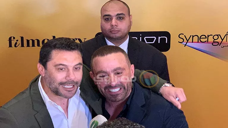 مصطفى شوبير وأحمد حسن.. نجوم الرياضة في العرض الخاص لفيلم “أحمد وأحمد”