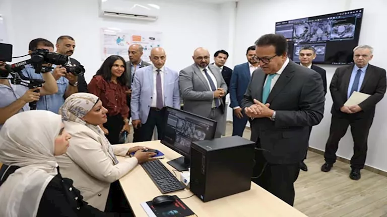 وزير الصحة يفتتح أول معمل متطور للمحاكاة بالمعهد الفني الصحي بالإسماعي