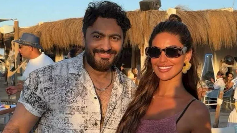 مي سليم تنشر صورة مع تامر حسني وتوجه له رسالة.. ماذا قالت؟
