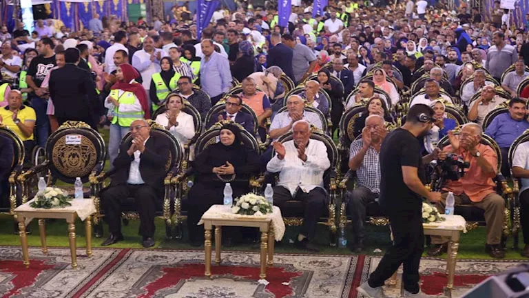 12 ألفًا يشاركون في مؤتمر “مستقبل وطن” ببورسعيد لدعم مرشحه للشيوخ (صور