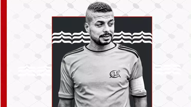 استشهاد لاعب فلسطيني أثناء انتظار المساعدات الإنسانية