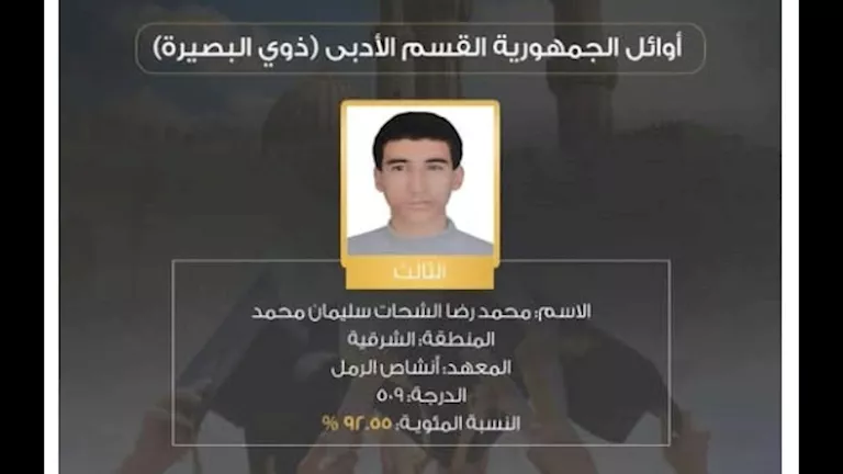 “لم أرَ بعيني لكن رأيت بقلبي”.. محمد الشحات: هكذا حققت المركز الثالث ف