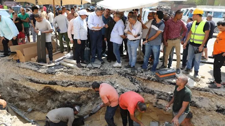 الجيزة: إعادة التيار الكهربائي وتشغيل محطة مياه جزيرة الدهب