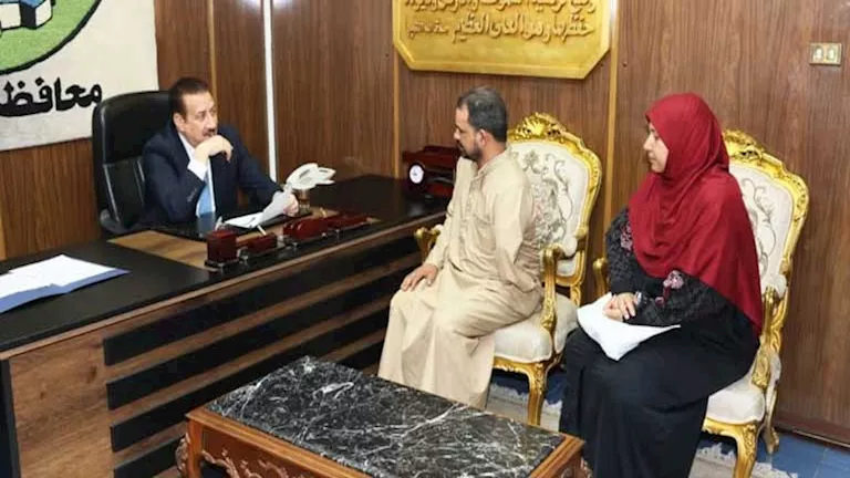 محافظ المنوفية يوجه بفرش محل “عامل محارة” بالبضاعة (صور)