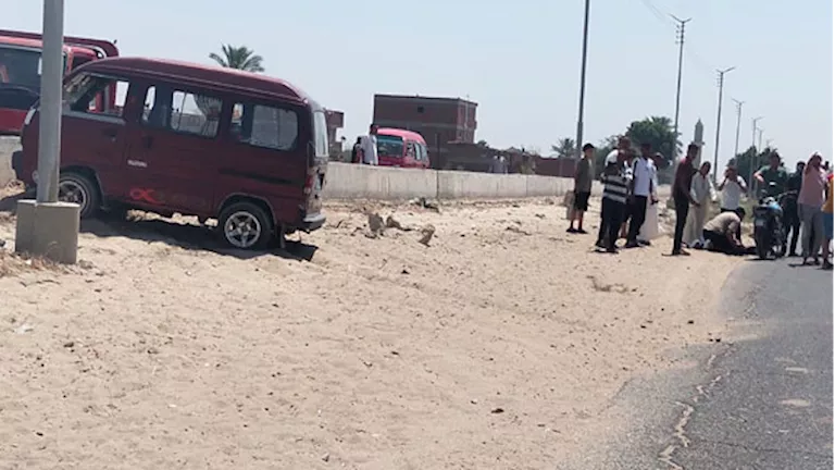 إصابة 8 أشخاص في حادث تصادم على الطريق الزراعي بالإسماعيلية