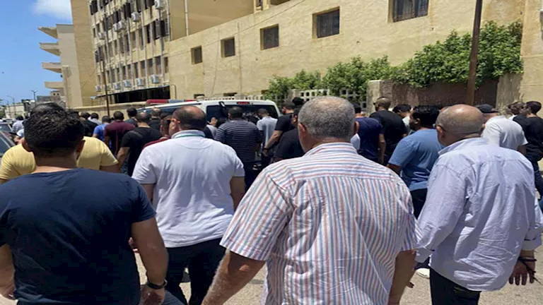 الإسكندرية تشيع جنازة خالد مجدي أحد ضحايا غرق البارج البحري “أدمارين 1