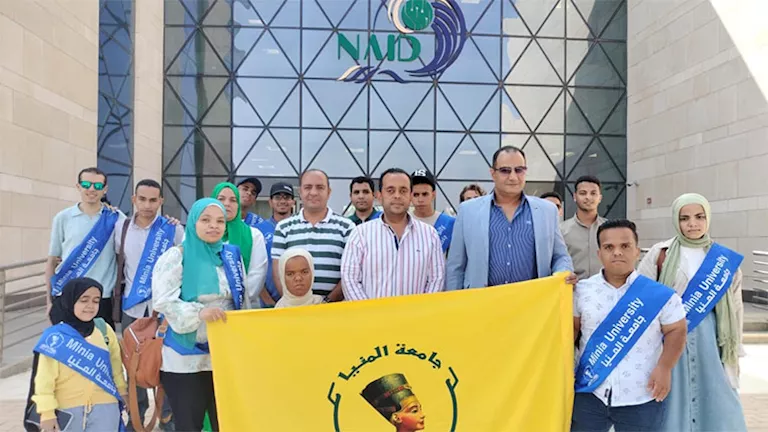 الطلاب ذوي الهمم بجامعة المنيا يزورون الأكاديمية الوطنية لتكنولوجيا ال