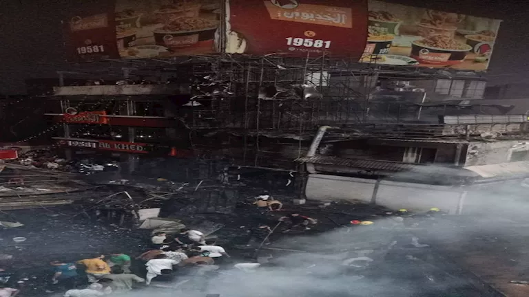 “البداية من المطبخ”.. تفاصيل حريق عدد من الباكيات بالقرب من مترو شبر