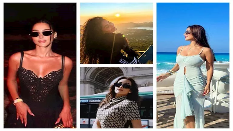 عمرو أديب بـ”الشورت” مع نادية الجندي وبسمة بوسيل على البحر.. 20 صورة ل