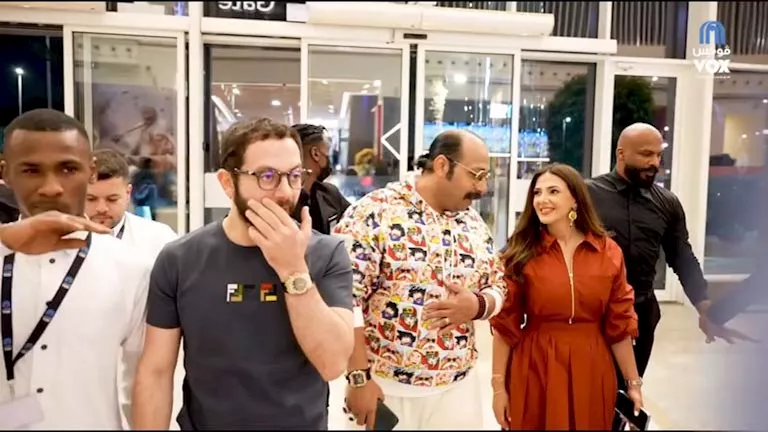 بالفيديو.. دنيا سمير غانم تحتفل بالعرض الخاص لفيلم “روكي الغلابة” في ا