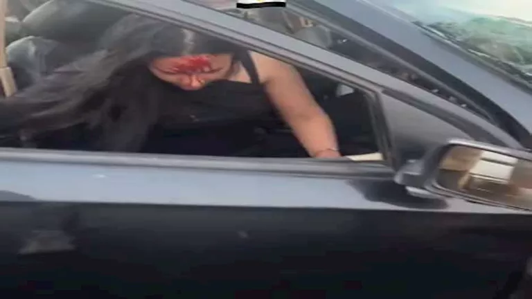 “البنت عملت حادثة”.. فحص فيديو لمطاردة 3 سيارات لـ فتاة على طريق الواح