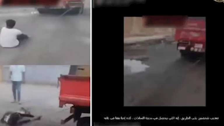 سرقة تنتهي بمشهد صادم.. كواليس فيديو تقييد لصوص بسيارات نقل بالمنوفية