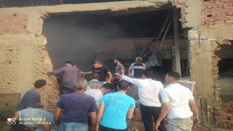 بعد مصرع 5.. محافظ القليوبية يتابع حريق القناطر ويوجه بتعويضات (صور)