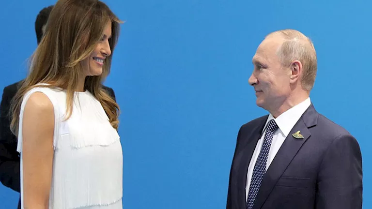 زوجة ترامب ترسل رسالة إلى بوتين.. ماذا جاء فيها؟