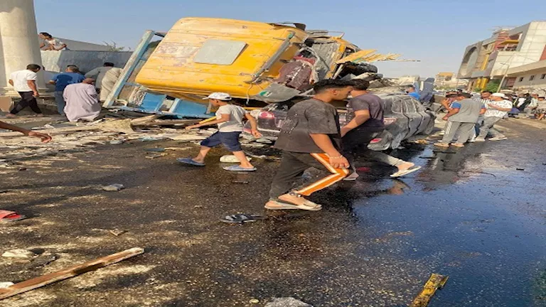 انتشال جثة عالقة بصعوبة.. مشهد مأساوي في حادث شق التعبان وحصيلة الضحاي