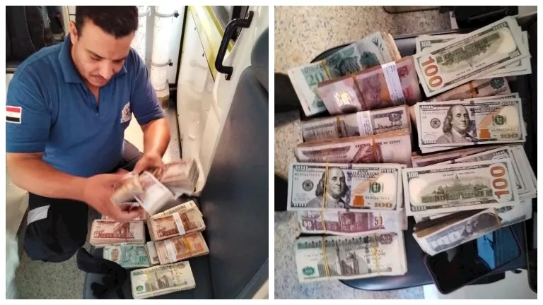 مسعف وسائق ببني سويف يعيدان 1.5 مليون جنيه لأسرة مصابة بحادث