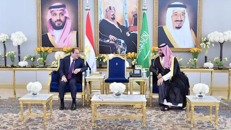 الرئيس السيسي وبن سلمان: نرفض تهجير الفلسطينيين أو إعادة احتلال غزة