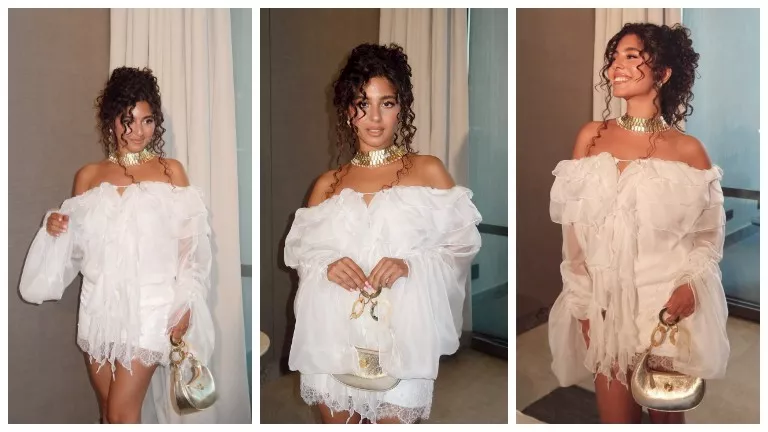 بفستان قصير وجرئ.. مايان السيد تخطف الأنظار من أحدث ظهور